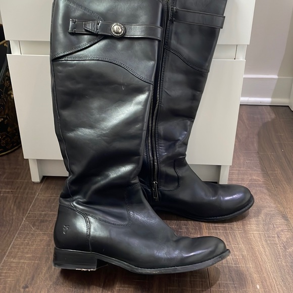 frye molly button leather boot